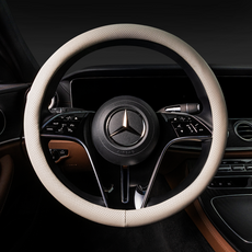 메이튼 자동차 차량용 가죽 핸들커버 순정형, 웜그레이