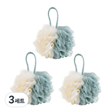 Sallim Diary 身體雙色沐浴球3件組, 隨機出貨, 3套