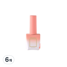 모스티브 천진난만 파스텔 컬러 시럽 젤네일, MCS-012 발그래산호, 6개, 12g