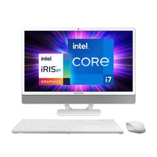 삼성전자 올인원 PC (11세대 인텔 i7-1165G7 60.5cm), DM530ADA-L78AW, WIN10, RAM 8GB + 8GB, SSD 512GB + HDD 1TB