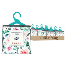 極淨 可掛式強效除溼香氛袋 黑琥珀 臺灣製, 300g, 10個