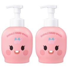 Shower mate 天才麵包理髮師泡沫洗手液 清爽桃香, 2瓶, 500ml
