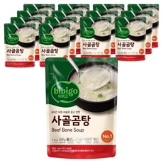 비비고 사골곰탕, 500g, 15개