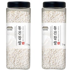 건강곡간 동진 찹쌀, 1kg, 2개