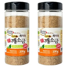 복이네먹거리 고소한 참깨 100% 깨소금 용기형, 200g, 2개