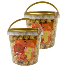 C'est bon 法米滋 爆番麥 焦糖海鹽風味爆米花桶, 200g, 2個