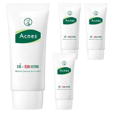 MENTHOLATUM 曼秀雷敦 Acnes 3草鎮靜防曬乳 SPF50+ PA++++, 50ml, 4條