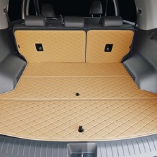모모토 프리미엄 트렁크 매트, 디올뉴 싼타페 MX5 가솔린 5인승 2023년 8월~, 새들브라운