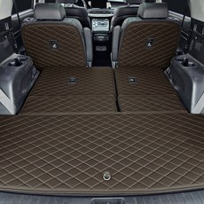 모모토 프리미엄 매트 2열등받이+3열등받이+트렁크, 현대 팰리세이드 8인승 2018년형~, 다크브라운