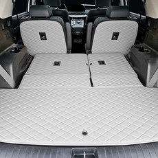 모모토 프리미엄 매트 2열등받이 + 3열등받이 + 트렁크, 현대 팰리세이드 7인승 2018년형~, 샌드베이지