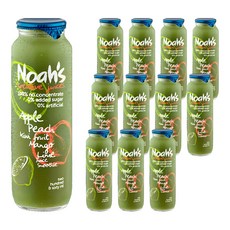 노아주스 사과 복숭아 키위 망고 라임, 260ml, 12개