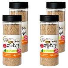 복이네먹거리 고소한 참깨 100% 깨소금 용기형, 100g, 4개