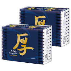 五月花 厚棒袖珍包面紙 8抽, 24包, 2袋