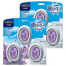 페브리즈 비치형 화장실용 라벤더 부케향 탈취제 본품, 18.9ml, 2개