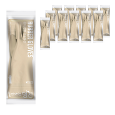 명진 손이편한 고무장갑 양손세트, 소프트샌드, 중(M), 12세트