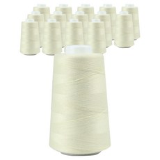 OWL 40支2股 縫紉線 5入, 米色, 3套