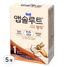 앱솔루트 시작부터 프리미엄 명작 스틱분유 1단계, 20개입, 5개