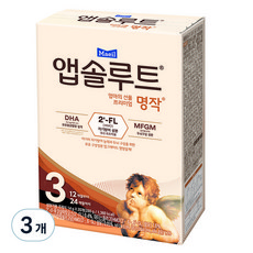 Absolute 愛思諾 從開始就是優質名作條裝奶粉 第3階段, 20包, 3盒
