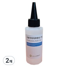 Jiannature高分子玻尿酸1% 100ml, 單色, 2個
