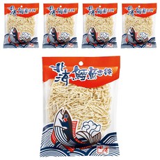 北海 鱈魚香絲, 味道鮮美, 休閒零嘴最佳良伴, 103g, 5包