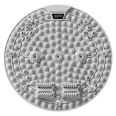 Seekis 升級版帶燈光計時器原地超慢跑指壓板 足底按摩墊 疏通經絡腳底按摩輪 運動墊, 灰色, XT-790