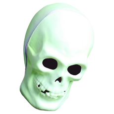 Stupid 柔軟大型骷髏面具, 夜光, 1個