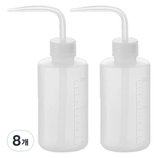 지앤와이 다육이 미세 물뿌리개 250ml, 8개, 투명