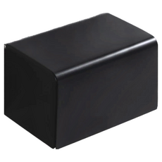 Tough 北歐風304不鏽鋼防水無痕壁掛式衛生紙架, 霧面黑色, 1個