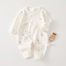 STARDOOR 嬰兒可愛動物圖案綁帶連身衣