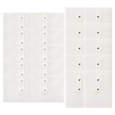 文件便利貼收納橫+直立式收納盒組, 透明, 20套