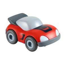 HABA 酷樂比 慣性動力車 - 越野紅 2歲以上適用 輕推就能前進, 1個, 8.8 x 5.7 x 3.9cm