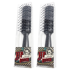 Barber Store Bent Denman Dry Pomade Up 髮刷, 單色, 2個