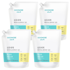 GOONGBE 宫中秘策 嬰兒及敏感肌專用洗衣精補充裝, 1.5L, 4包