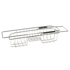 Class 可伸縮瀝水架, 345 x 100 x 100mm, 1個, Silver