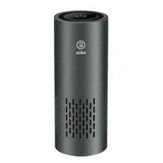 aibo J05 車用/居家 鋁合金USB負離子空氣清淨機 HEPA濾網 H12 三層濾網 可添加精油, USB-AIR-J05, 鈦金灰, 1個