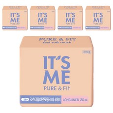 IT'S ME Pure&Fit護墊, 長款(18cm), 20片, 5包