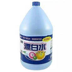 潔偉漂白水 有效去除污漬、異味 居家清潔消毒好幫手, 4L, 1桶