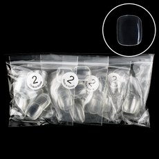 Lvia 腳指甲美甲貼 2號 50入, 透明, 4包