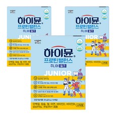 일동후디스 하이뮨 프로틴밸런스 주니어 스틱 밀크 오리지널 15p, 315g, 3개
