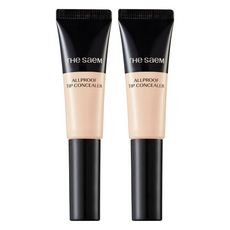 THe SaeM 得鮮 Cover Perfection Allproof Tip遮瑕膏, 12g, 1.0 Clear Beige, 2條
