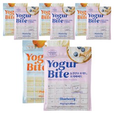 원더푸드 반려동물 요거 바이트 동결건조간식 2종 세트, 호박. 블루베리, 80g, 4개