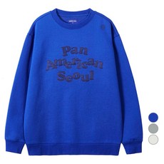 PanAm 男女通用 City 刺繡刷毛保暖大學T