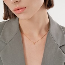 해수엘 여성용 925 실버 목걸이 GMN10