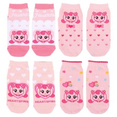 프리미에팜 여아용 캐치! 티니핑 하츄핑 단목 양말 4종 세트