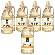 청정원 현미식초, 1.8L, 6개
