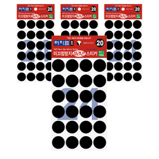 터치엠 미끄럼방지 실리콘 스티커 24p, 4개