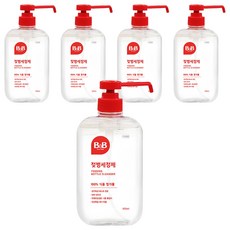 비앤비 액상형 젖병세정제 허브그린향, 600ml, 5개