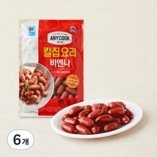 사조 애니쿡 칼집 요리 비엔나, 1kg, 6개
