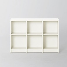 까사미아 하벨 책장 2단 110cm 방문설치, 화이트