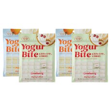 원더푸드 반려동물 요거바이트 동결건조간식, 호박. 크랜베리, 80g, 4개
